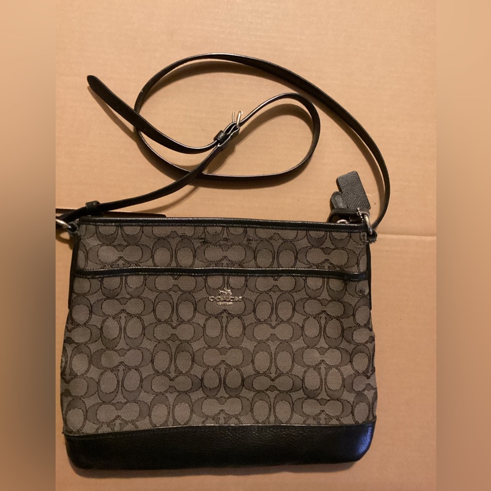 Vintage Coach Canvas Crossbody